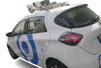 Illustration d'une voiture de contrôle du stationnement (LAPI)